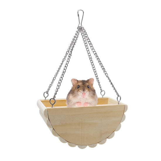 Hamster Wooden Swing Toy Hanging Bed – Everyday Needs and Wants