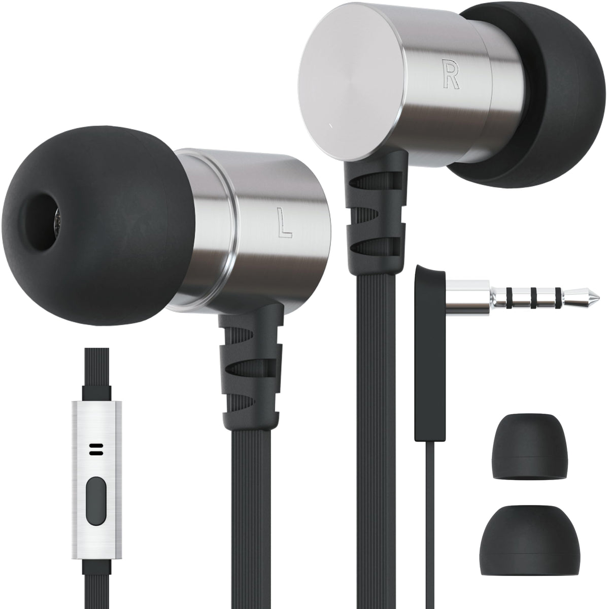 EVERYDAY NEEDS AND WANTS Metal Wired Earbuds