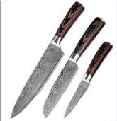 EVERYDAY NEEDS AND WANTS Damascus Kitchen Knife Set