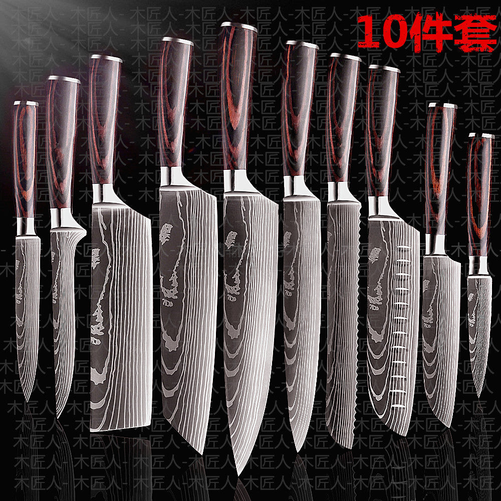 EVERYDAY NEEDS AND WANTS Damascus Kitchen Knife Set