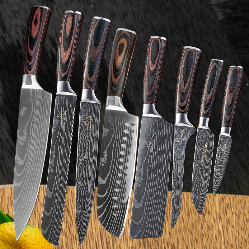 EVERYDAY NEEDS AND WANTS Damascus Kitchen Knife Set
