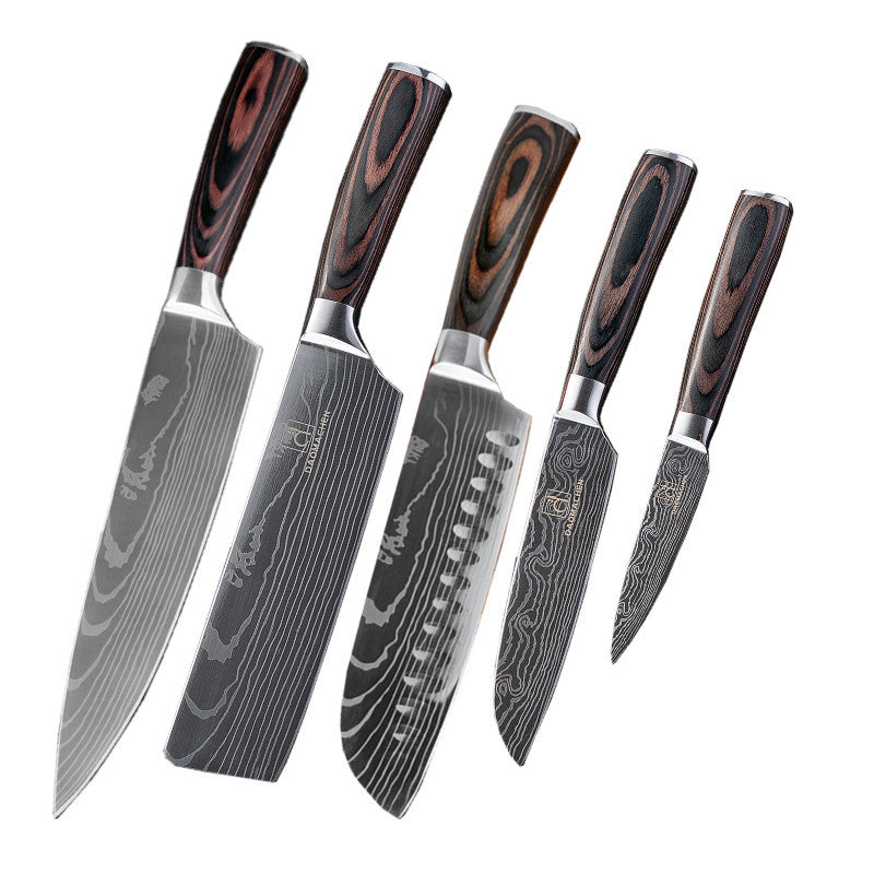 EVERYDAY NEEDS AND WANTS Damascus Kitchen Knife Set