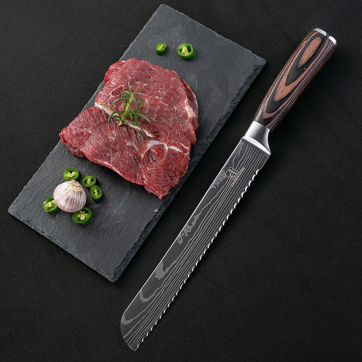 EVERYDAY NEEDS AND WANTS Damascus Kitchen Knife Set