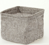 Mini cotton and linen storage basket by Everyday Needs and Wants, ideal for desk organization and small storage solutions.