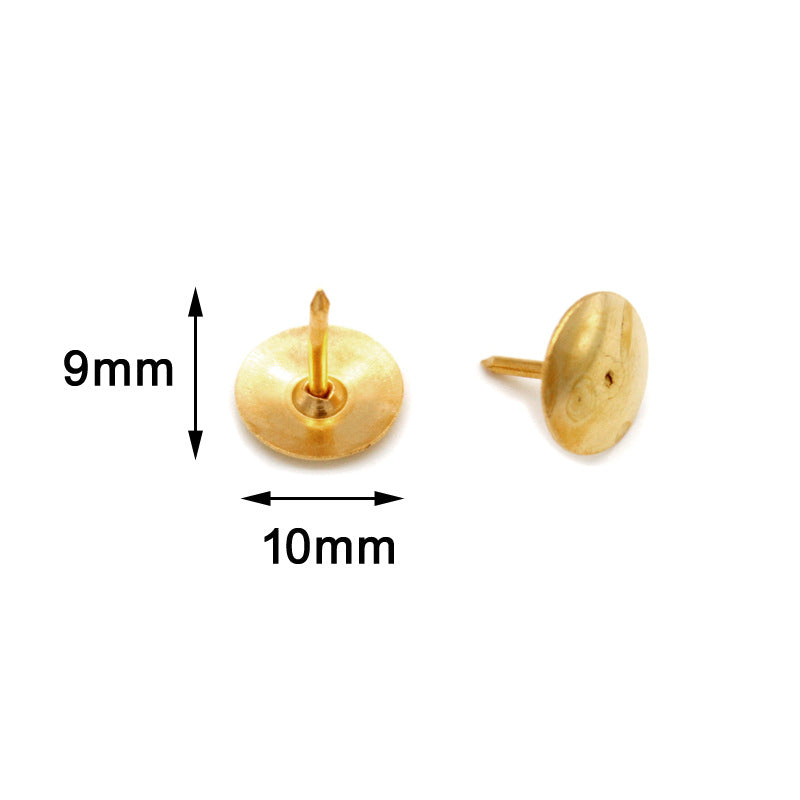 EVERYDAY NEEDS AND WANTS 400-Piece Gold Silver Push Pins
