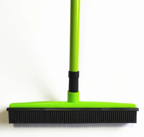 Everyday Needs and Wants pet hair removal broom mop with a long handle and textured surface for effective pet hair cleaning.