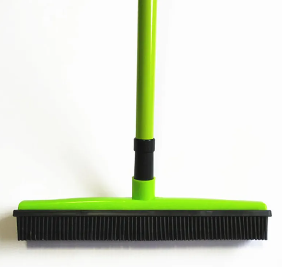 Everyday Needs and Wants pet hair removal broom mop with a long handle and textured surface for effective pet hair cleaning.