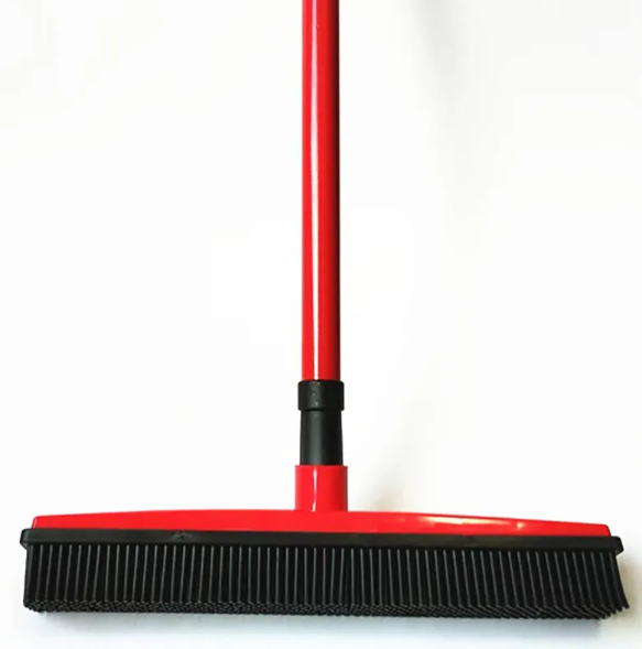 Pet hair removal broom mop from Everyday Needs and Wants, featuring a lightweight design with sticky rollers for effective pet hair cleanup.