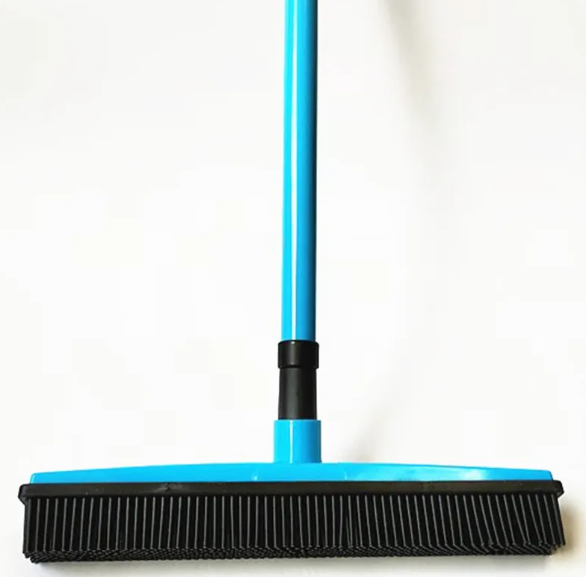 Everyday Needs and Wants pet hair removal broom mop with a wide cleaning head and soft bristles for effective pet hair cleanup.