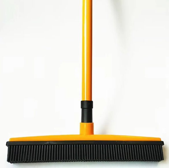 Everyday Needs and Wants pet hair removal broom mop with a wide cleaning head and ergonomic handle for easy pet hair cleanup.