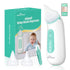 Electric baby nasal aspirator with camera, automatic booger removal, app-controlled nose cleaner for infants.