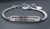 Vintage Thai silver bracelet for men&