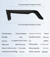 EVERYDAY NEEDS AND WANTS AI Camera Glasses