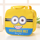 Doraemon cartoon insulated lunch bag for students with colorful character images and adjustable shoulder strap by Everyday Needs and Wants