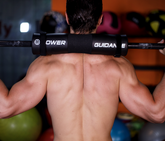 Foam barbell shoulder pads for weightlifting and squats, with thick cushioning for comfortable support during workouts.
