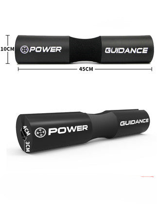 Foam barbell shoulder pads for weightlifting and squats, designed for comfort and protection during workouts by Everyday Needs and Wants.