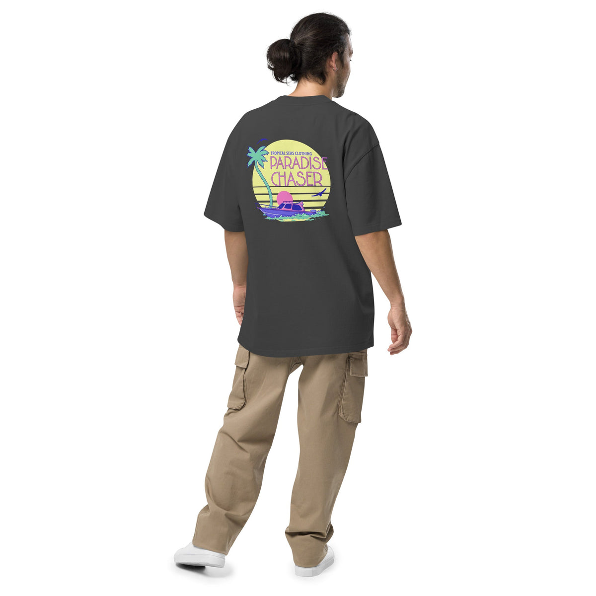 Oversized Paradise Chaser faded t-shirt by Everyday Needs and Wants, featuring a relaxed fit and vintage-inspired design.