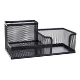 Creative metal four-grid pen holder for office use, featuring a sleek design by Everyday Needs and Wants.