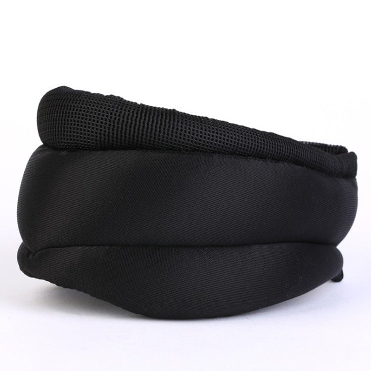Magnetic neck support strap for cervical correction, shown in use, providing comfort and posture support for neck alignment.