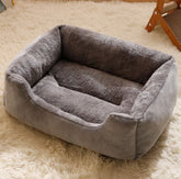 Soft, plush cat bed from My Store, featuring a warm and cozy design with a circular shape for comfortable feline relaxation.