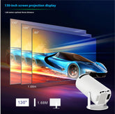 Portable HY300 Pro projector from My Store showing a compact design ideal for home theater entertainment.