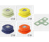 Colorful rubber pet toy with textured surface, designed for dogs to chew and play, from My Store.