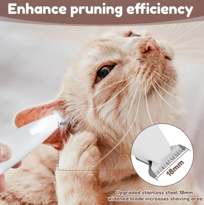 Pets paw trimmer with LED light from My Store, showing the trimmer blade and ergonomic handle for safe pet nail grooming.
