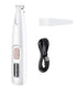 Pets paw trimmer with LED light by My Store, showing a close-up of the device trimming a pet&