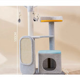 Large My Store cat scratching and jumping platform with multiple levels and sisal scratching posts for cats to climb and play.